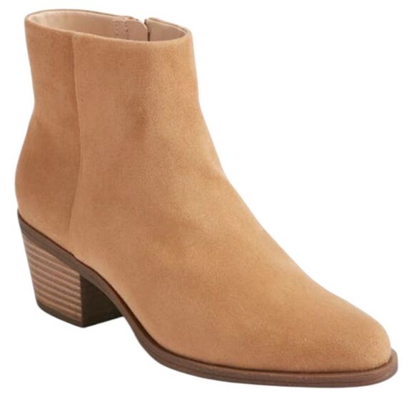 BP. Wallis Western Bootie in Beige Sand - Picture 1 of 10